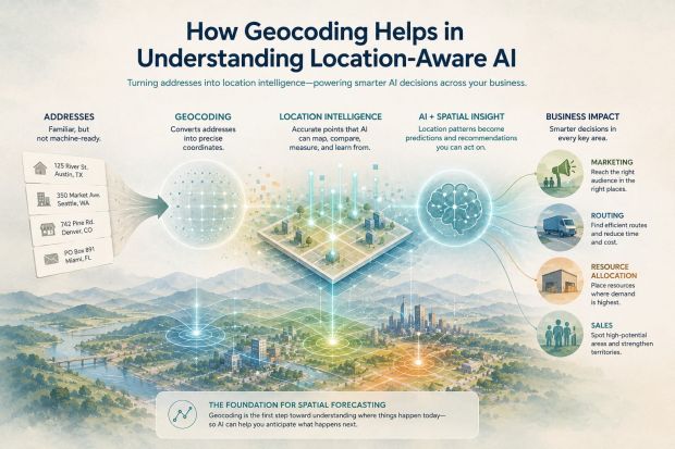 How Geocoding Helps in Understanding Location-Aware AI