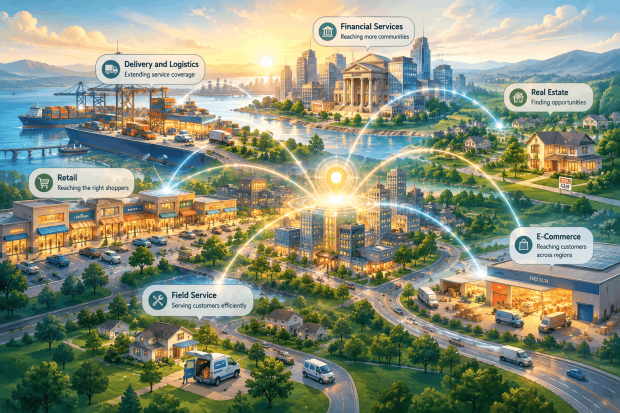Businesses That Rely on Geocoding and Market Reach