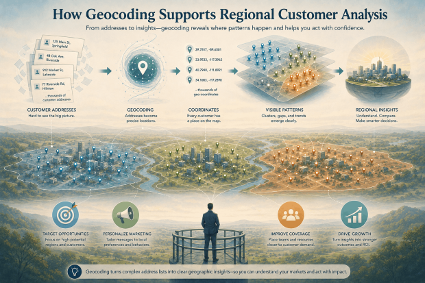 How Geocoding Supports Regional Customer Analysis