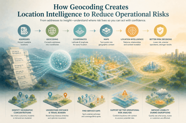 How Geocoding Creates Location Intelligence to Reduce Operational Risks