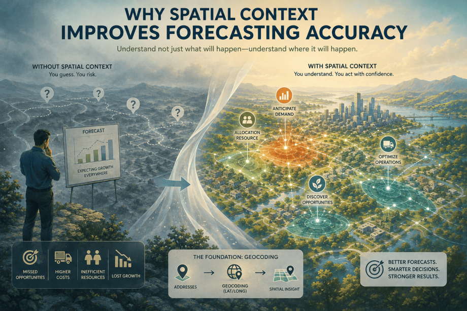 Why Spatial Context Improves Forecasting Accuracy