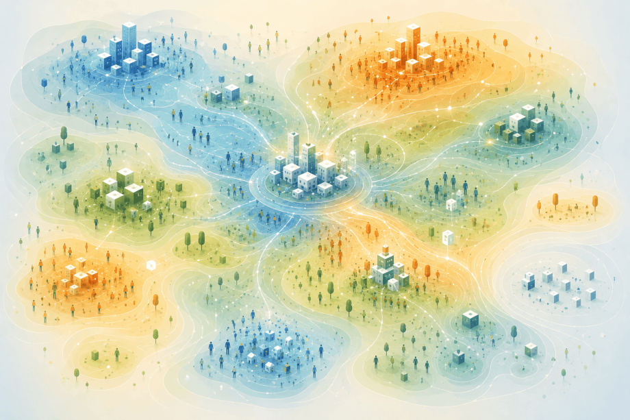Spatial clustering supports market analysis