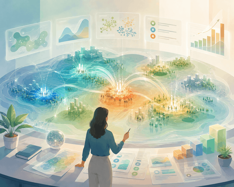 how businesses use geographic trends