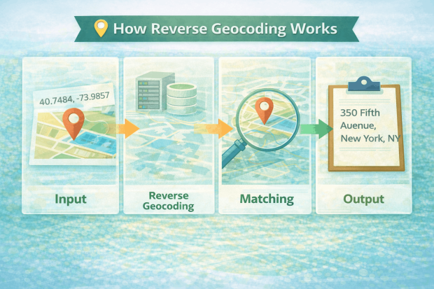 How reverse geocoding works