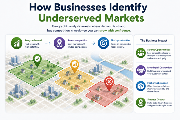 How businesses identify underserved markets
