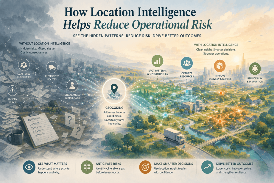 How Location Intelligence Helps Reduce Operational Risk