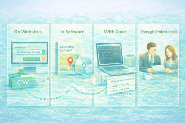 Methods for geocode lookup