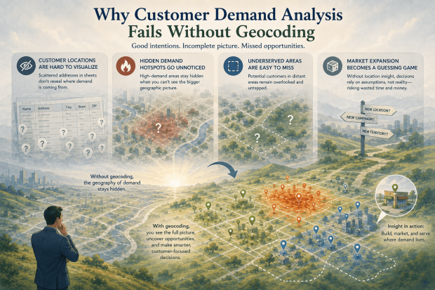 Why Customer Demand Analysis Fails Without Geocoding