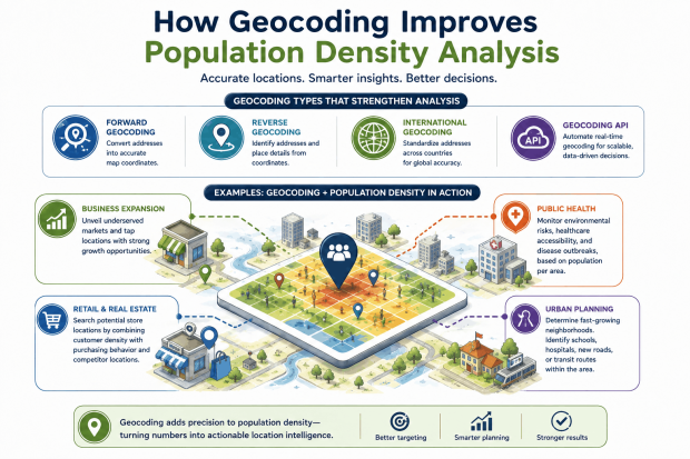 How geocoding improves population density analysis