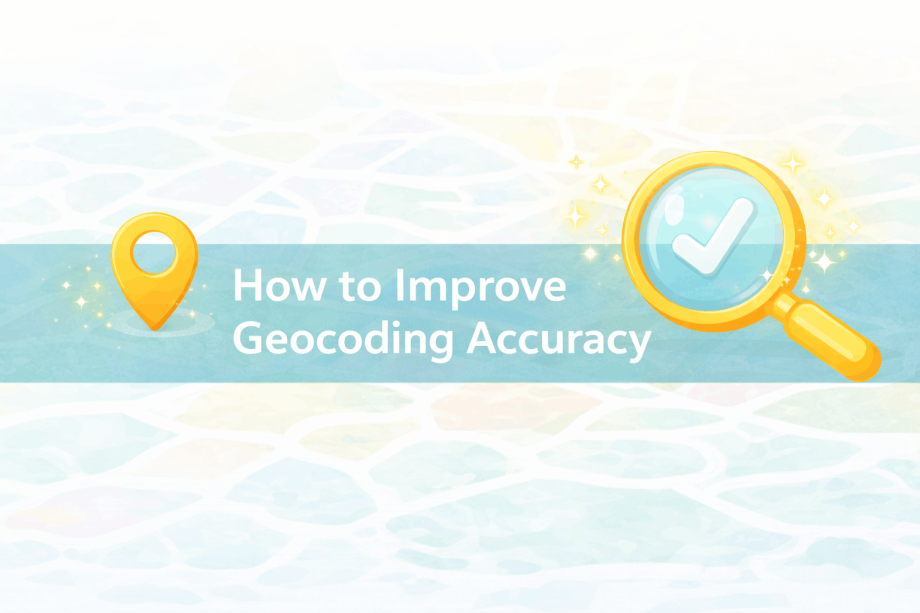 how to improve geocoding confidence score