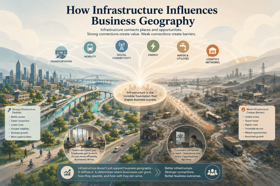 How Infrastructure Influences Business Geography