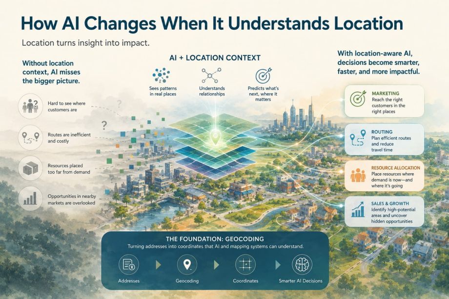 How AI Changes When It Understands Location