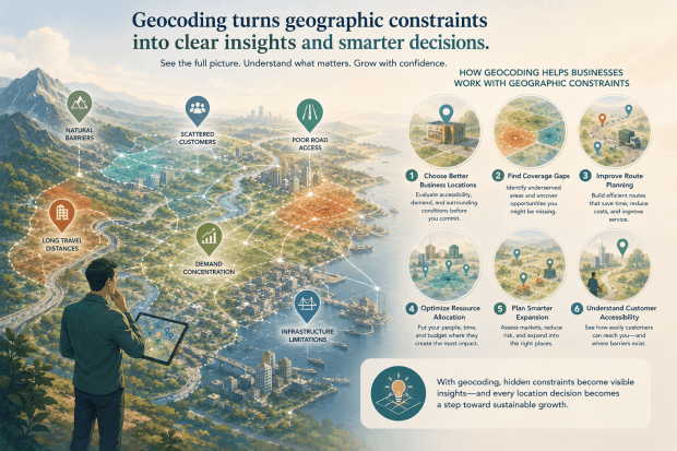 How Geocoding Helps Businesses Work With Geographic Constraints