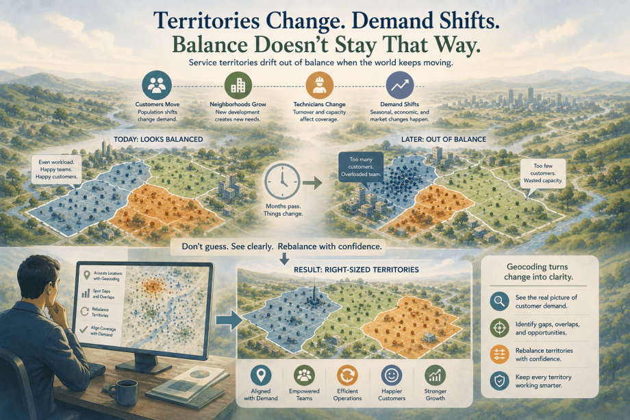 Why Service Territories Drift Out of Balance Over Time